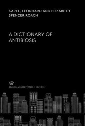 book A Dictionary of Antibiosis