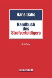 book Handbuch des Strafverteidigers