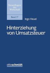 book Hinterziehung von Umsatzsteuer