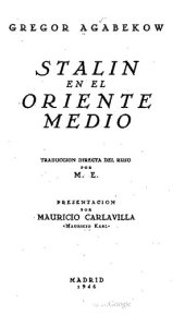 book Stalin en el Oriente Medio