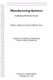 book Manufacturing Systems: Foundations of World-Class Practice