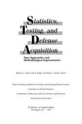 book Statistics, Testing, and Defense Acquisition: New Approaches and Methodological Improvements