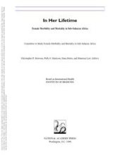 book In Her Lifetime: Female Morbidity and Mortality in Sub-Saharan Africa