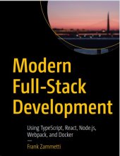 book 现代全栈开发 使用 TypeScript、React、Node.js、webpack 和 Docker