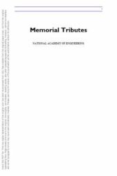 book Memorial Tributes: Volume 1