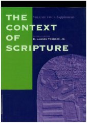 book The Context of Scripture Volume 4