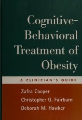 book Cognitive-Behavioral Treatment of Obesity: A Clinician's Guide