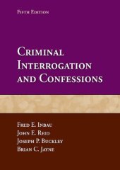 book Criminal Interrogation And Confessions