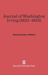 book Journal of Washington Irving, 1823-1824