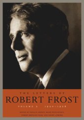 book The Letters of Robert Frost, Volume 2: 1920–1928