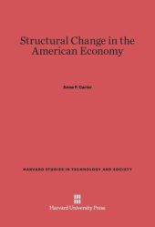 book Structural Change in the American Economy