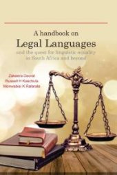 book A Handbook on Legal Languages and the Quest for Linguistic Equality in South Africa and Beyond