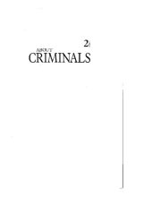 book About Criminals: A View of the Offenders' World