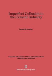 book Imperfect Collusion in the Cement Industry