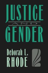 book Justice and Gender: Sex Discrimination and the Law