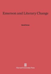 book Emerson and Literary Change