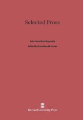 book Selected Prose