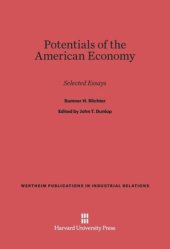 book Potentials of the American Economy: Selected Essays