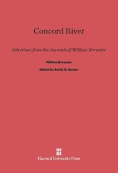 book Concord River: Selections from the Journals of William Brewster