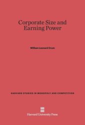 book Corporate Size and Earning Power