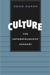 book Culture: The Anthropologists’ Account