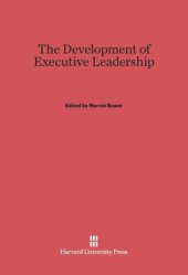 book The Development of Executive Leadership