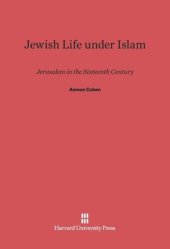 book Jewish Life under Islam: Jerusalem in the Sixteenth Century