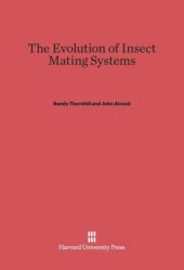 book The Evolution of Insect Mating Systems