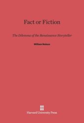 book Fact or Fiction: The Dilemma of the Renaissance Storyteller