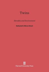 book Twins: Heredity and Environment