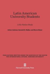 book Latin American University Students: A Six Nation Study