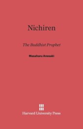 book Nichiren: Buddhist Prophet