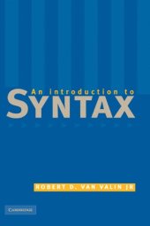 book An Introduction to Syntax