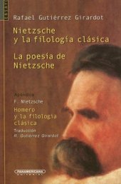 book Nietzsche y la Filologia Clasica Ensayo (Panamericana Editorial)