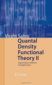 book Quantal Density Functional Theory II: Approximation Methods and Applications 