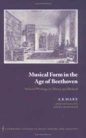 book Musical Form in the Age of Beethoven: Selected Writings on Theory and Method 