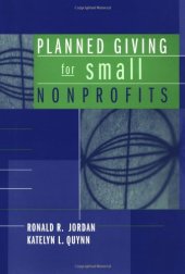 book Planned Giving for Small Nonprofits