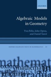 book Algebraic Models in Geometry 