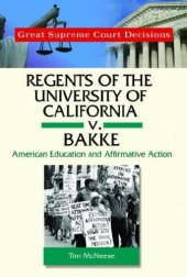 book Regents of California V. Bakke 