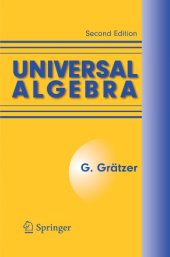 book Universal Algebra