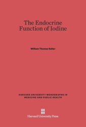 book The Endocrine Function of Iodine