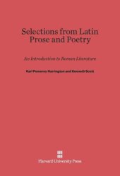 book Selections from Latin Prose and Poetry: An Introduction to Roman Literature