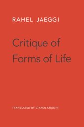 book Critique of Forms of Life