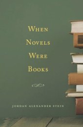 book When Novels Were Books