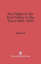 book Sea Fights in the East Indies in the Years 1602-1939