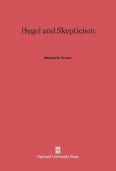 book Hegel and Skepticism