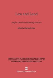 book Law and Land: Anglo-American Planning Practice