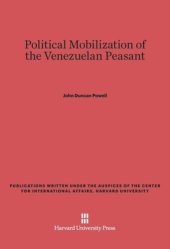 book Political Mobilization of the Venezuelan Peasant