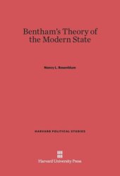 book Bentham’s Theory of the Modern State