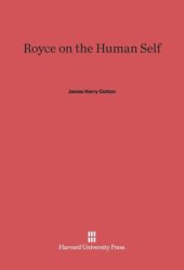 book Royce on the Human Self